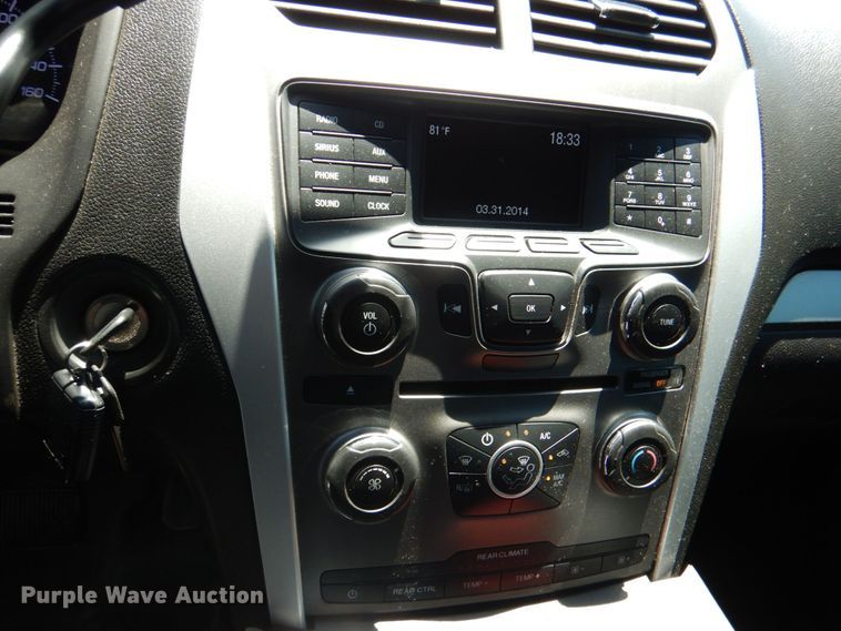 image for item KJ9893 2015 Ford Explorer Police Interceptor  SUV