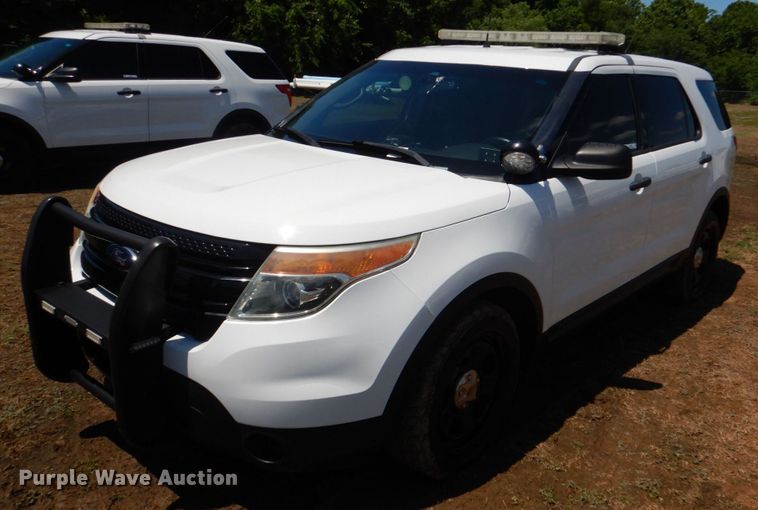 image for item KJ9894 2015 Ford Explorer Police Interceptor  SUV