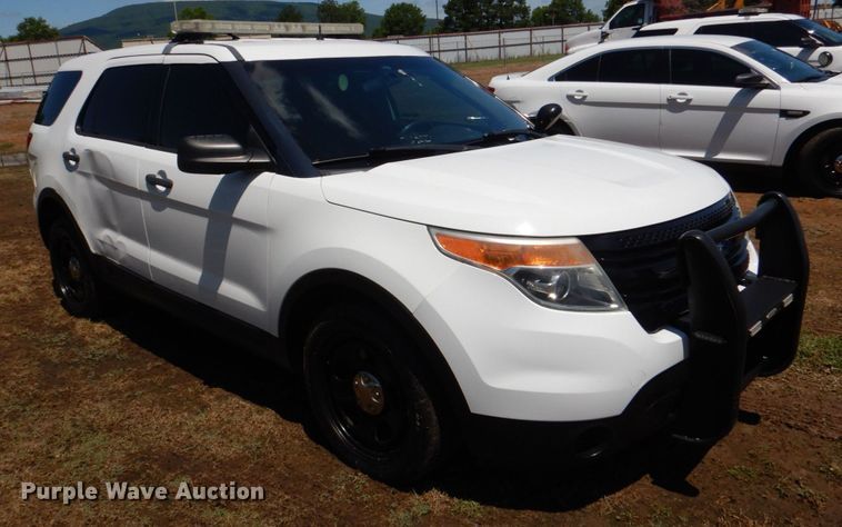 image for item KJ9894 2015 Ford Explorer Police Interceptor  SUV