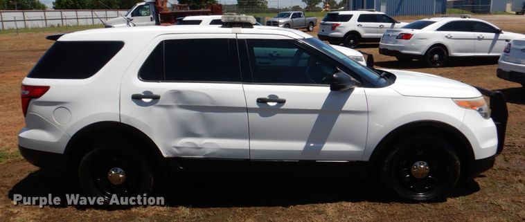 image for item KJ9894 2015 Ford Explorer Police Interceptor  SUV