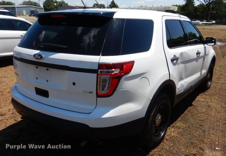 image for item KJ9894 2015 Ford Explorer Police Interceptor  SUV