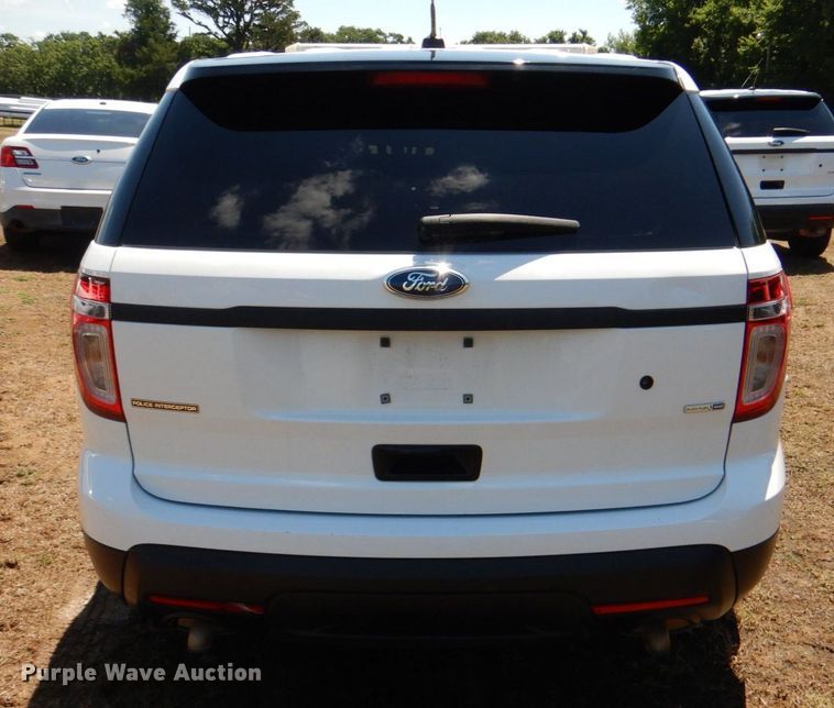 image for item KJ9894 2015 Ford Explorer Police Interceptor  SUV