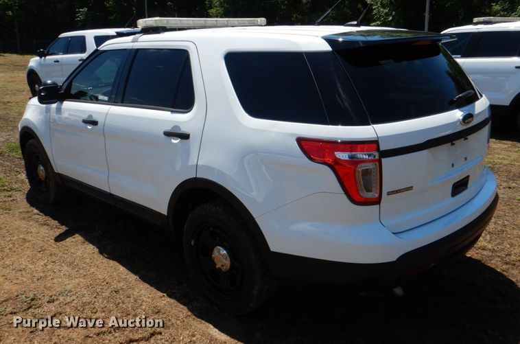 image for item KJ9894 2015 Ford Explorer Police Interceptor  SUV