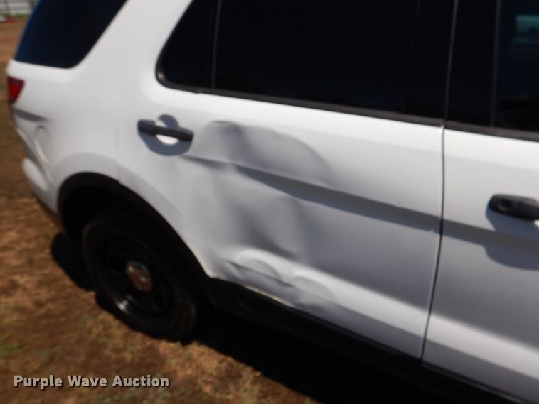 image for item KJ9894 2015 Ford Explorer Police Interceptor  SUV