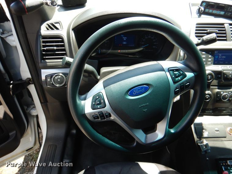 image for item KJ9894 2015 Ford Explorer Police Interceptor  SUV