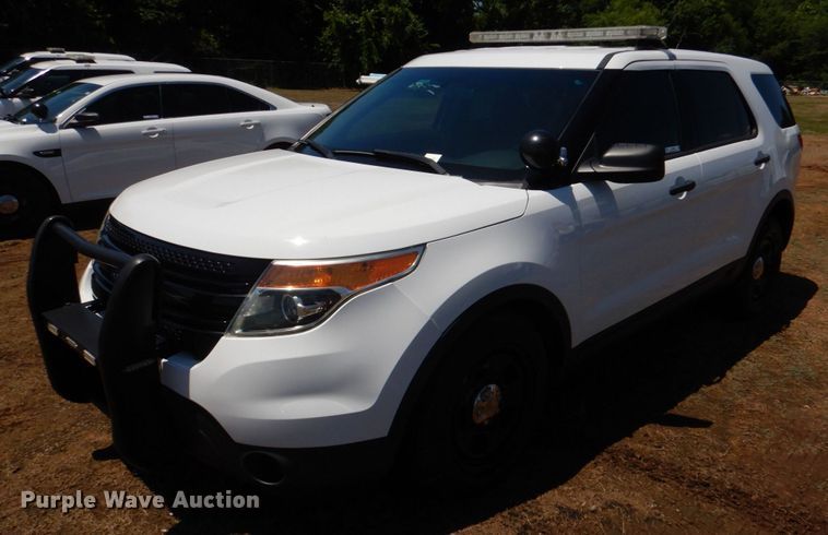 image for item KJ9898 2015 Ford Explorer Police Interceptor  SUV
