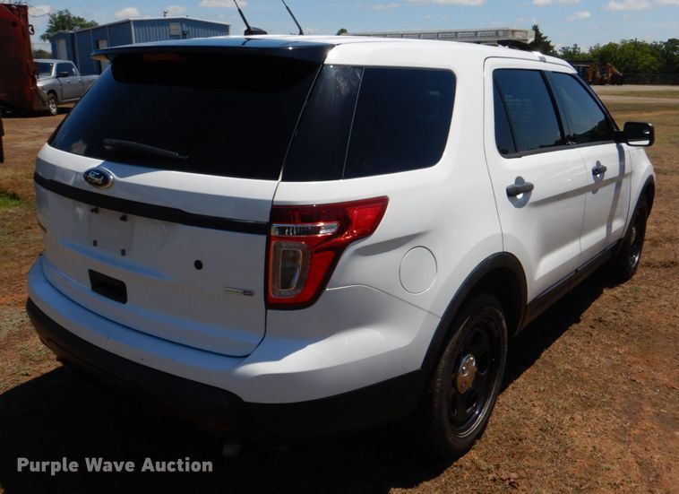 image for item KJ9898 2015 Ford Explorer Police Interceptor  SUV
