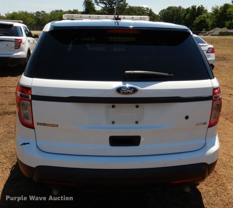 image for item KJ9898 2015 Ford Explorer Police Interceptor  SUV