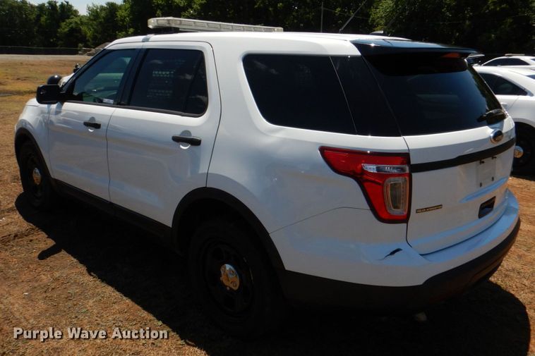 image for item KJ9898 2015 Ford Explorer Police Interceptor  SUV
