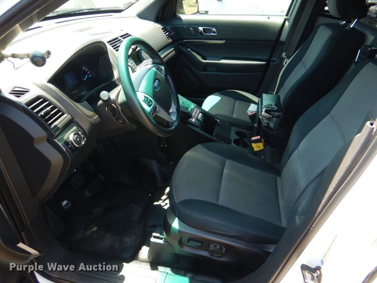 image for item KJ9898 2015 Ford Explorer Police Interceptor  SUV