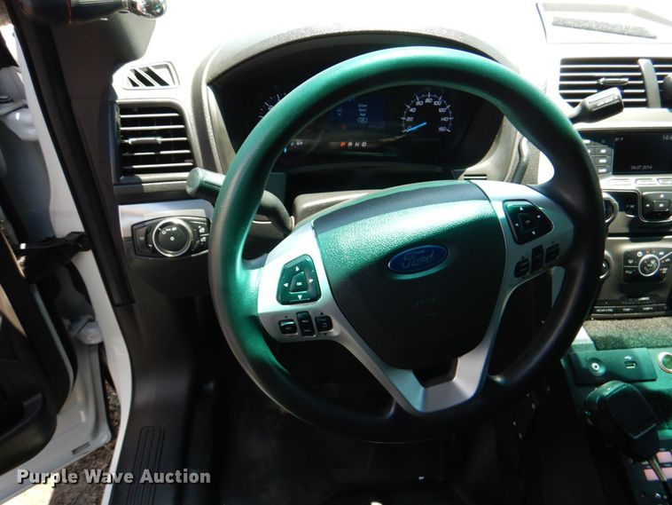 image for item KJ9898 2015 Ford Explorer Police Interceptor  SUV