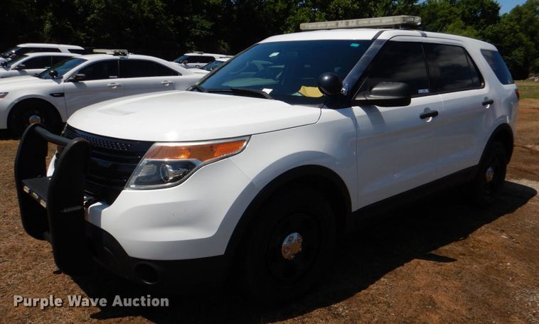 image for item KJ9899 2015 Ford Explorer Police Interceptor  SUV