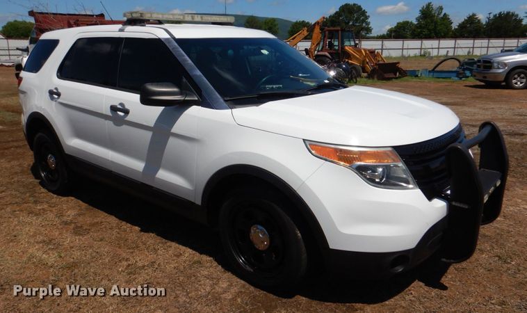 image for item KJ9899 2015 Ford Explorer Police Interceptor  SUV