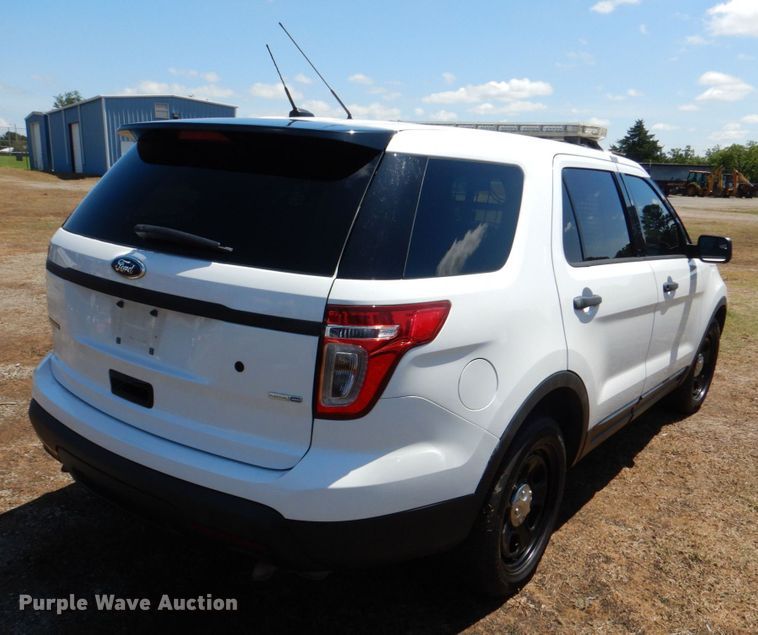 image for item KJ9899 2015 Ford Explorer Police Interceptor  SUV