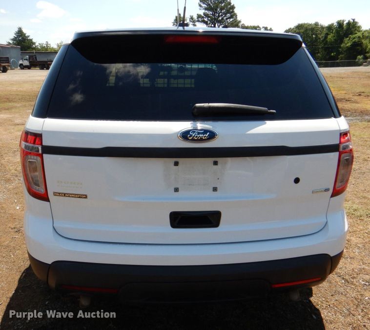 image for item KJ9899 2015 Ford Explorer Police Interceptor  SUV