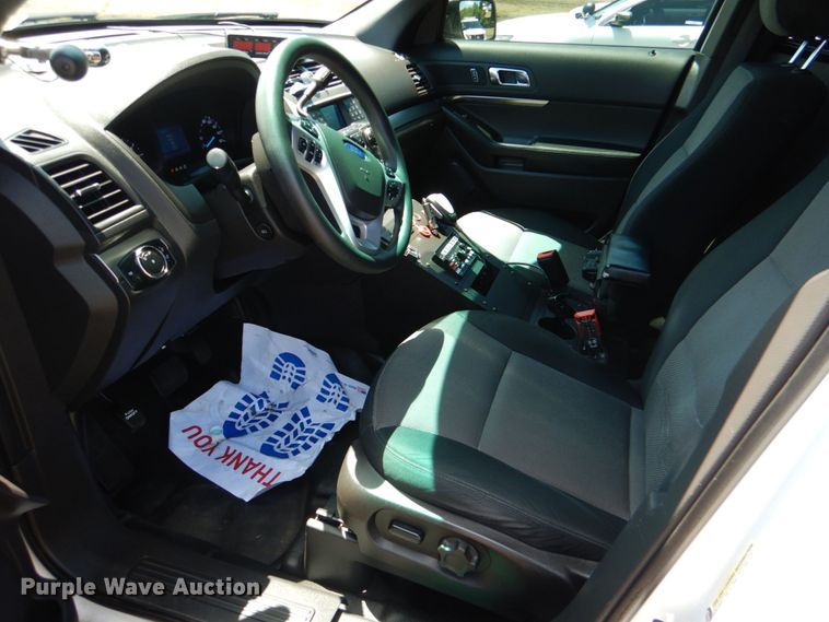 image for item KJ9899 2015 Ford Explorer Police Interceptor  SUV