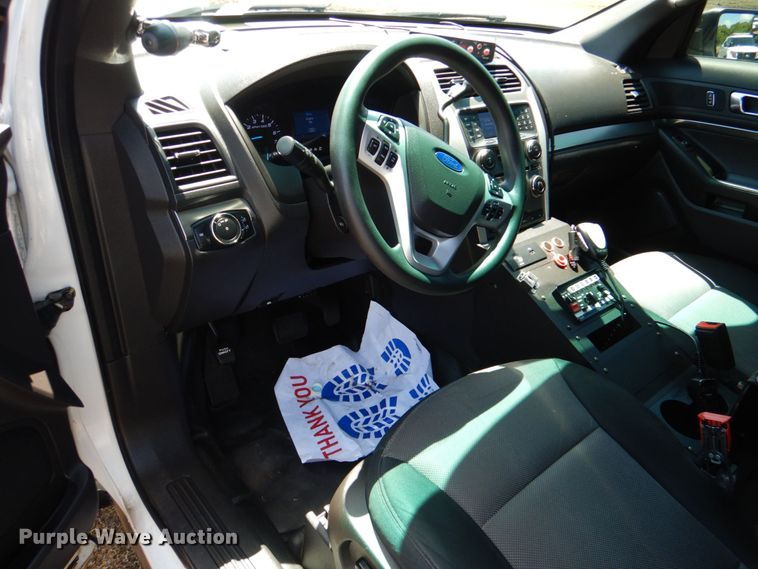 image for item KJ9899 2015 Ford Explorer Police Interceptor  SUV