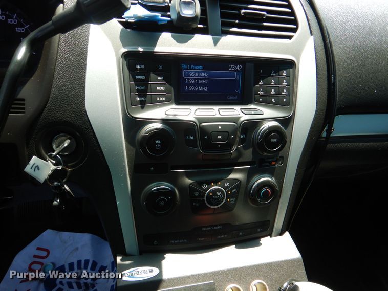 image for item KJ9899 2015 Ford Explorer Police Interceptor  SUV