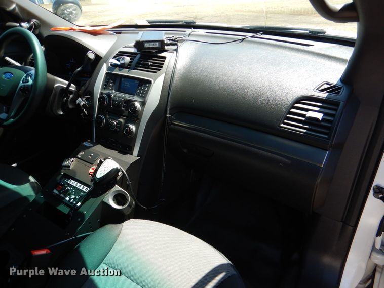 image for item KJ9899 2015 Ford Explorer Police Interceptor  SUV