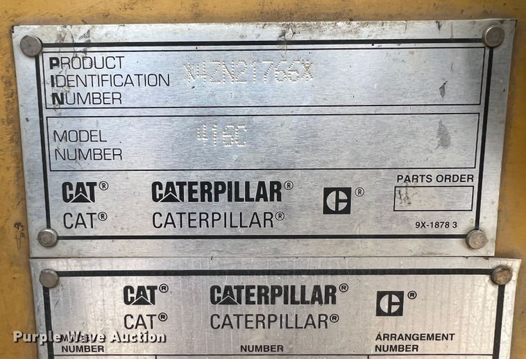 image for item KN9527 2000 Caterpillar 416C  backhoe