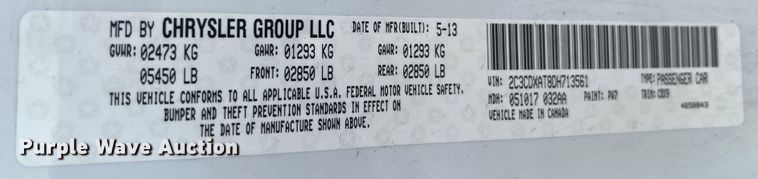 image for item KN9528 2013 Dodge Charger Police