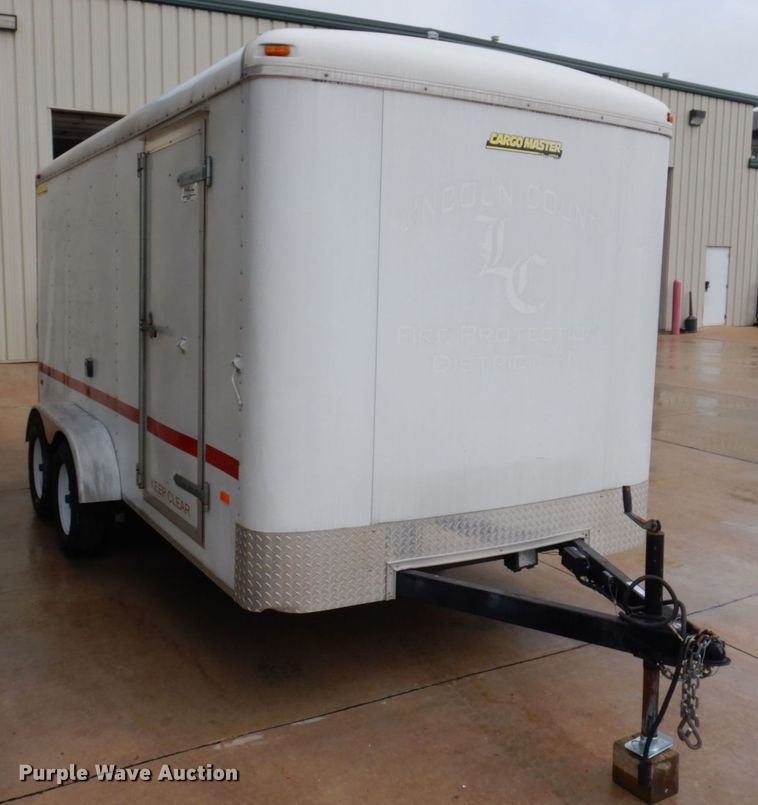 image for item KR9317 2008 Doolittle  enclosed cargo trailer