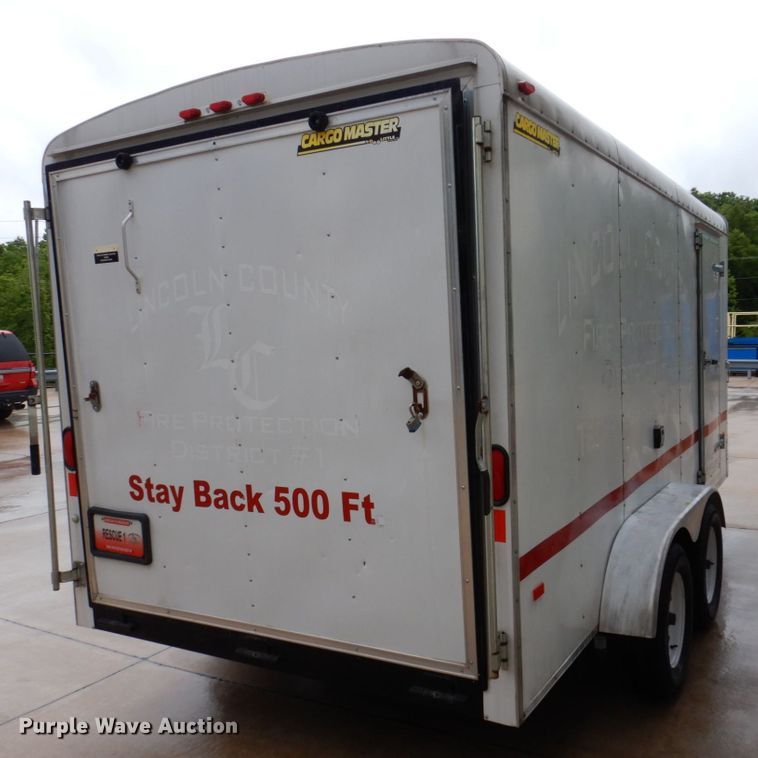image for item KR9317 2008 Doolittle  enclosed cargo trailer