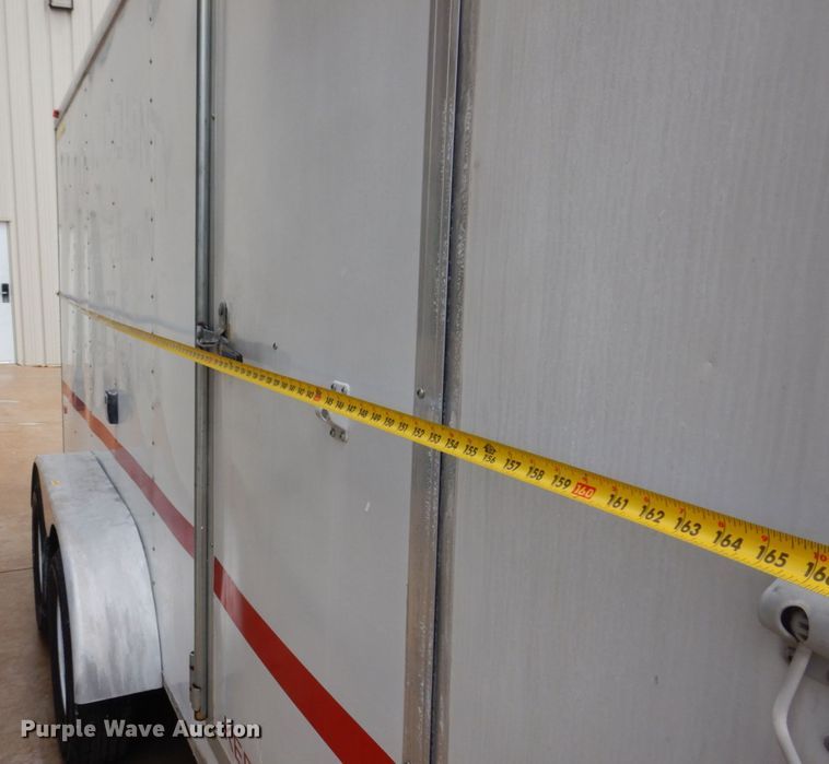 image for item KR9317 2008 Doolittle  enclosed cargo trailer