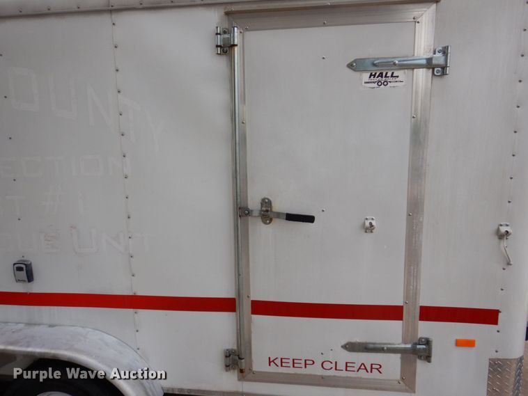 image for item KR9317 2008 Doolittle  enclosed cargo trailer