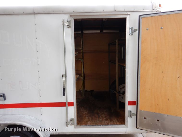 image for item KR9317 2008 Doolittle  enclosed cargo trailer