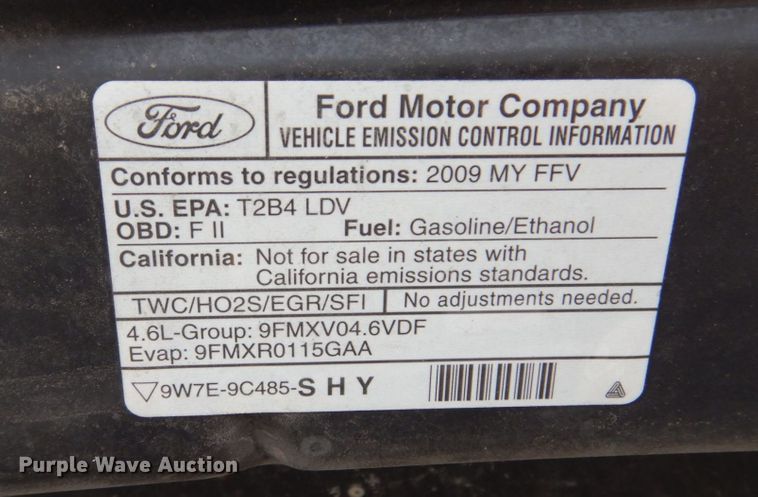 image for item KR9331 2009 Ford Crown Victoria Police Interceptor