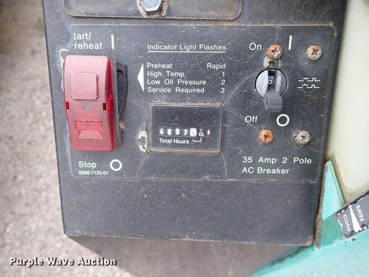 image for item KR9697 Onan 7.5HDKAT41934E  generator