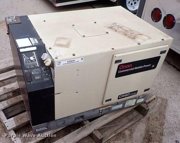 image for item KR9698 Onan 7.5HDKAT41934F  generator