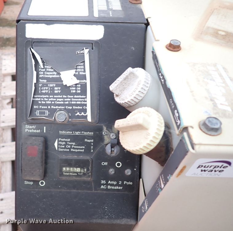 image for item KR9698 Onan 7.5HDKAT41934F  generator