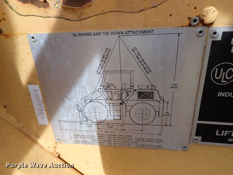 image for item KR9705 1999 Lift King DS  telehandler
