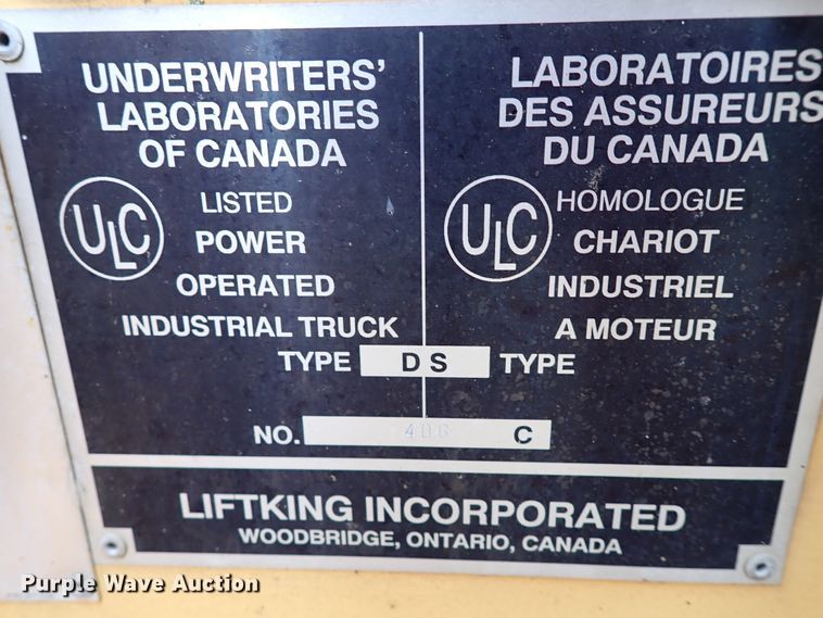 image for item KR9705 1999 Lift King DS  telehandler