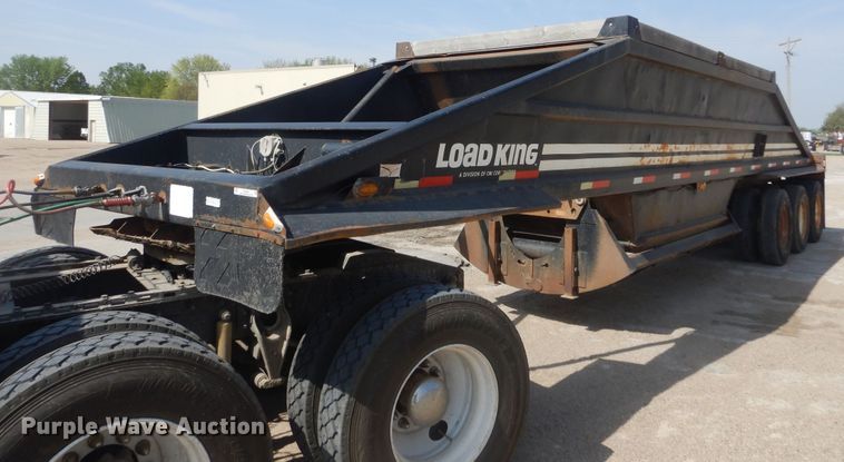 image for item KS9955 1987 Load King  bottom dump trailer