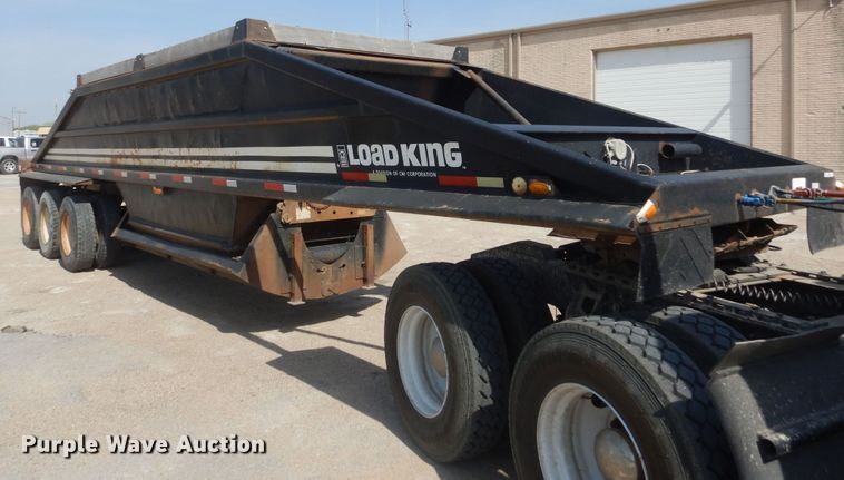 image for item KS9955 1987 Load King  bottom dump trailer