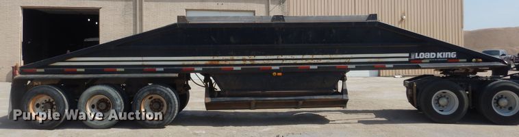 image for item KS9955 1987 Load King  bottom dump trailer