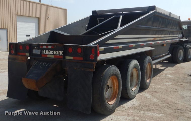 image for item KS9955 1987 Load King  bottom dump trailer