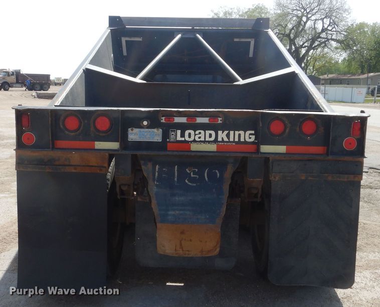 image for item KS9955 1987 Load King  bottom dump trailer