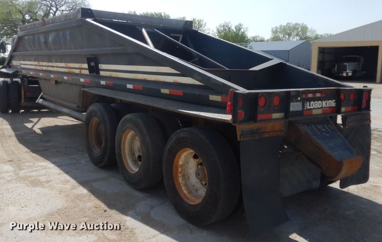 image for item KS9955 1987 Load King  bottom dump trailer