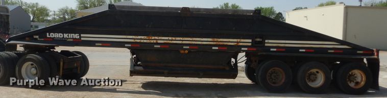 image for item KS9955 1987 Load King  bottom dump trailer