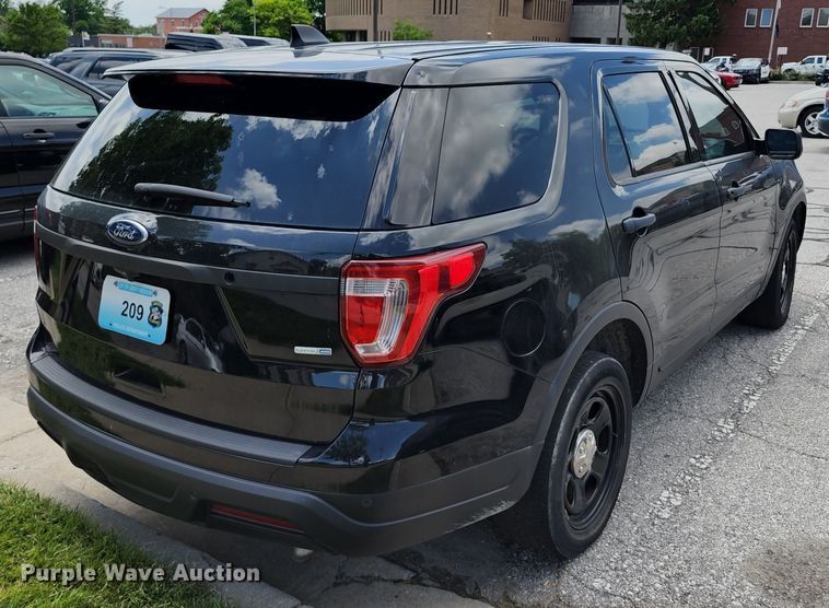 image for item KT9862 2018 Ford Explorer Police Interceptor  SUV