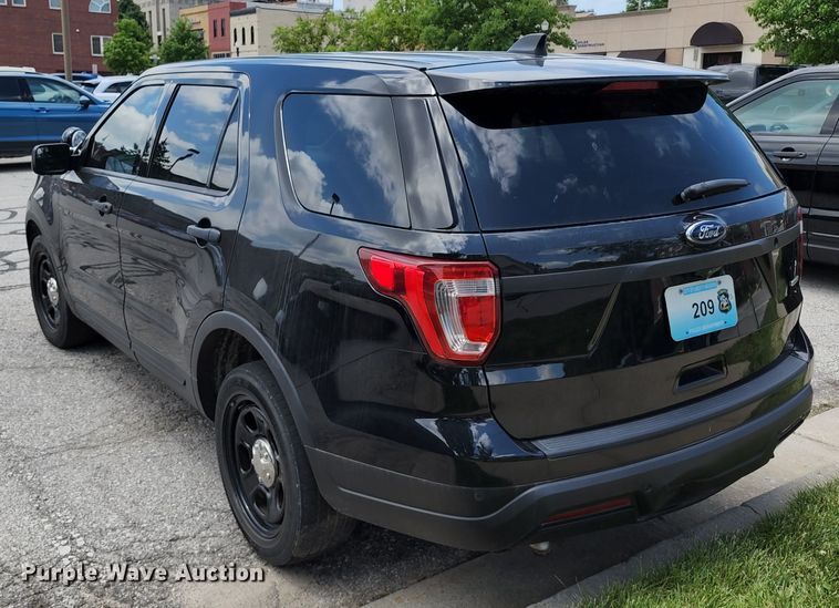 image for item KT9862 2018 Ford Explorer Police Interceptor  SUV