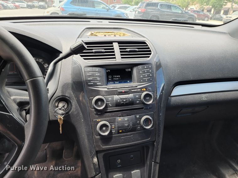 image for item KT9862 2018 Ford Explorer Police Interceptor  SUV