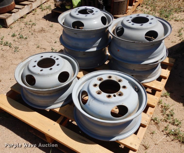 image for item LT9815 (6) Budd 16" eight lug wheels