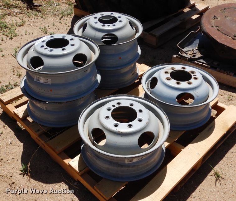 image for item LT9815 (6) Budd 16" eight lug wheels