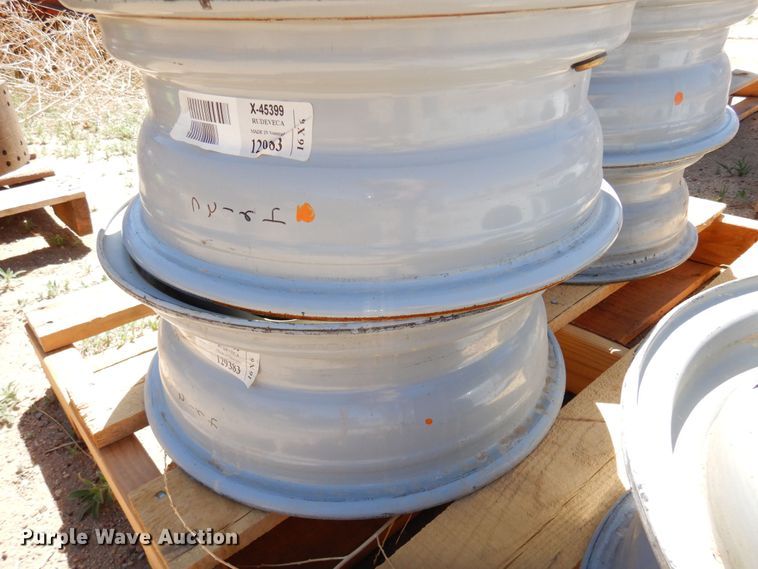 image for item LT9815 (6) Budd 16" eight lug wheels