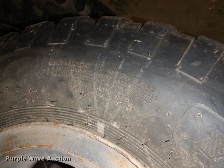 image for item LT9819 (9) 11.00-20 tires and wheels